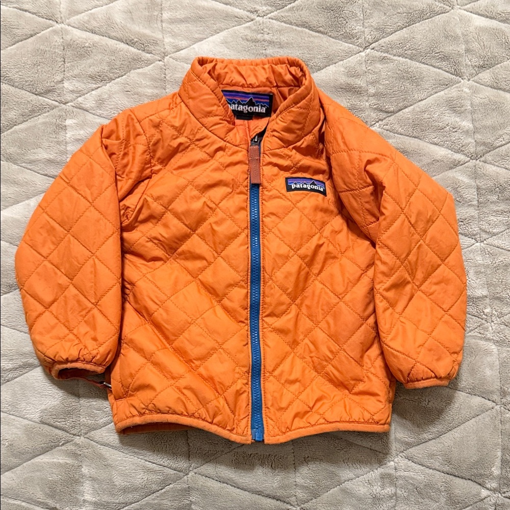 Patagonia Vibrant Orange Quilted Jacket